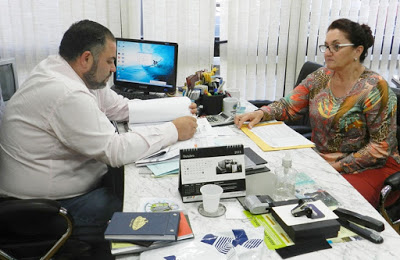 Prefeita de Jardim Alegre solicita vigas para recuperação de pontes. 